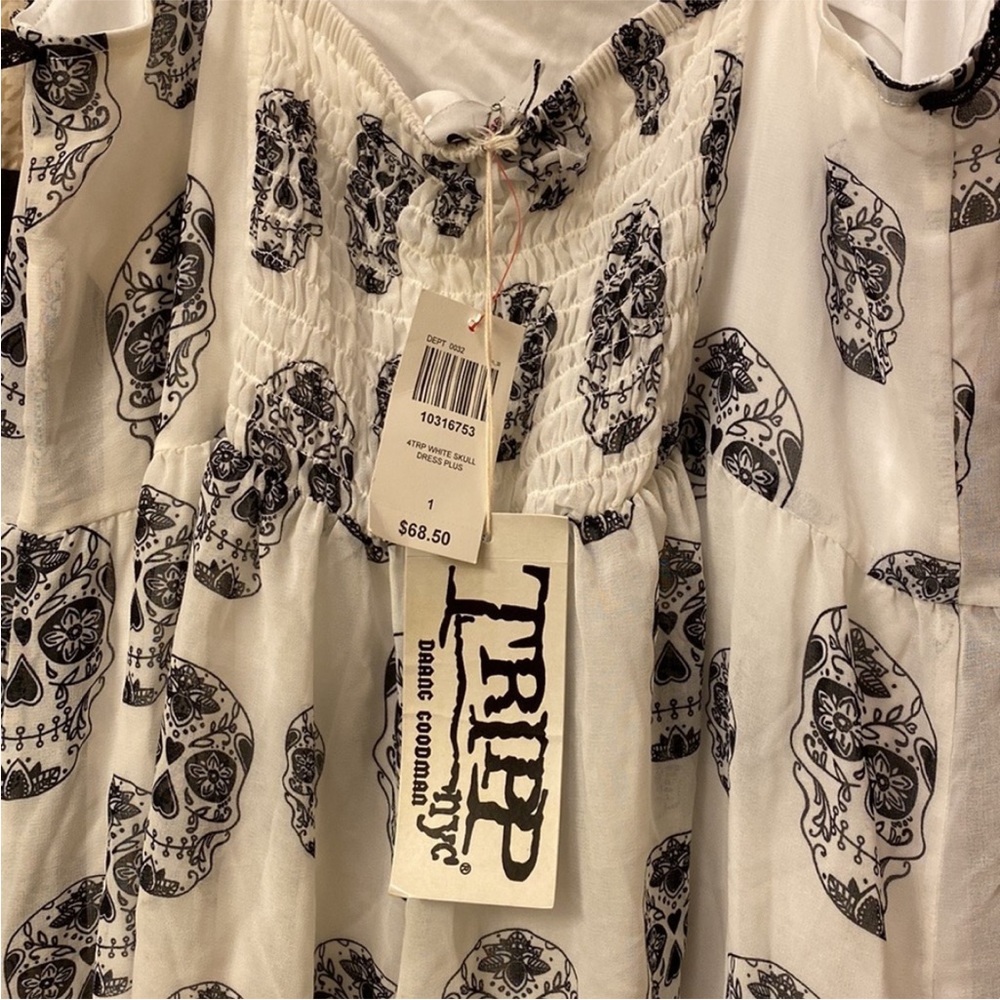 NWT Torrid hot topic Tripp sugar skull corset lace up dress - Picture 4 of 4
